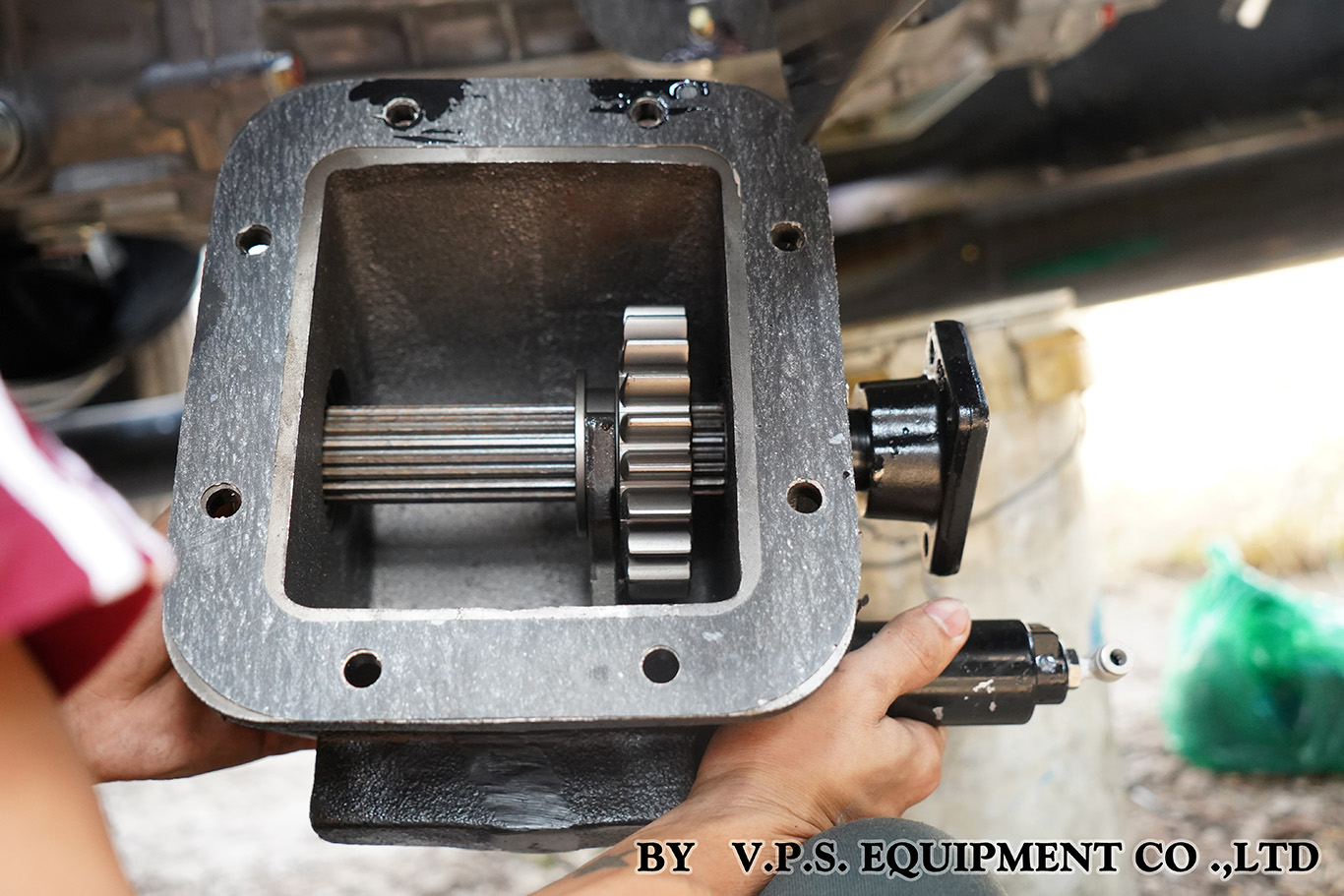 PTO installation on truck transmission — step by step